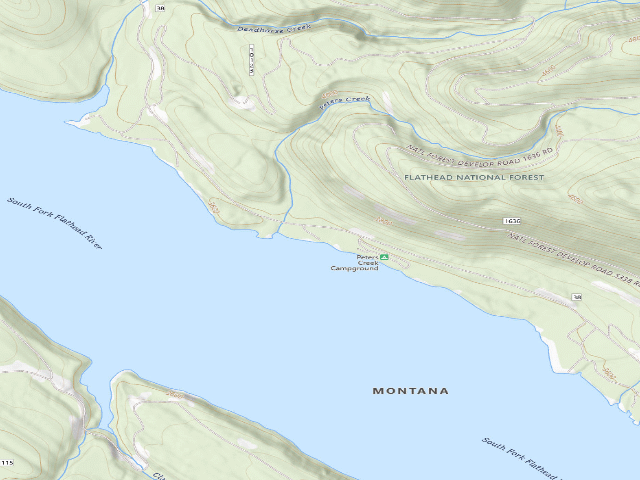 USGS topographic map of Road 11501
