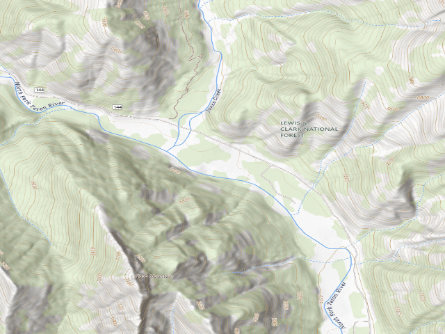 USGS topographic map of Road 144I-06