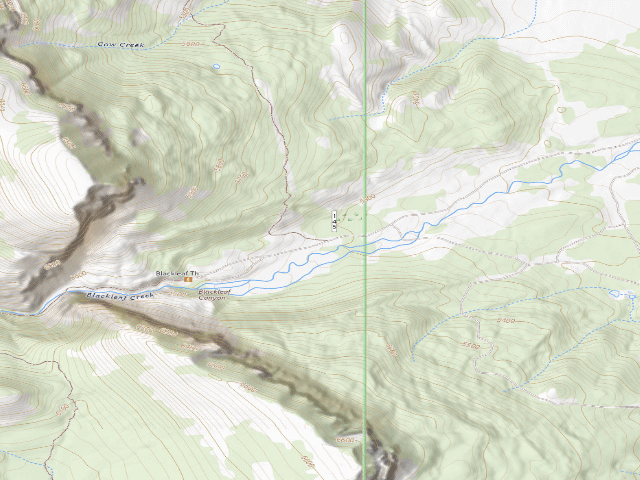 USGS topographic map of Road 145-04