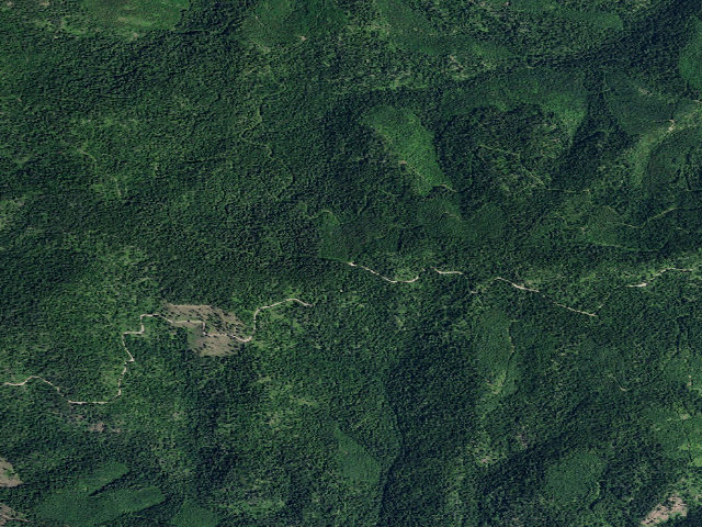 Aerial image of Road 1597 Site 1
