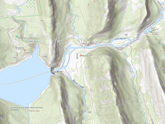 USGS topographic map of Road 201.2-01