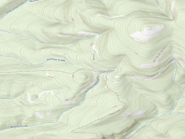 USGS topographic map of Road 202 Site 3