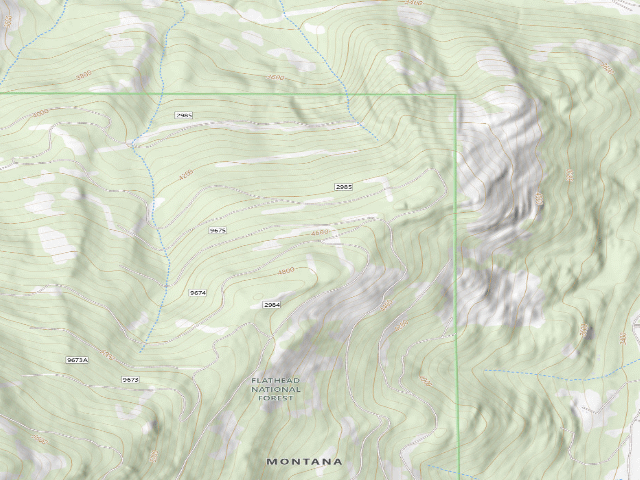 USGS topographic map of Road 2984-1