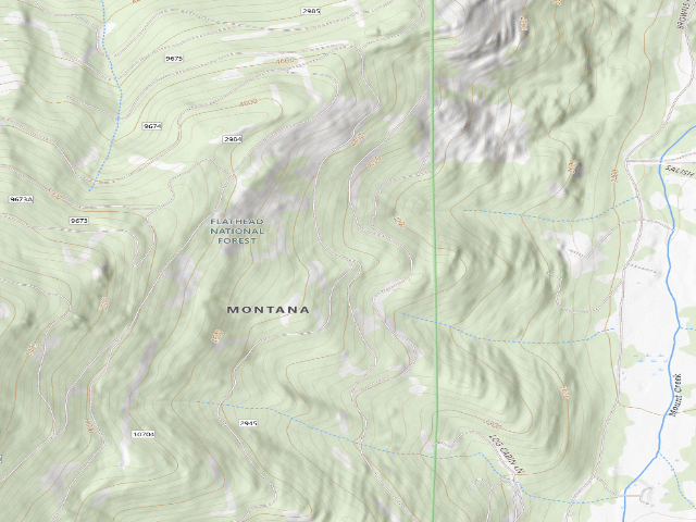 USGS topographic map of Road 2984-3