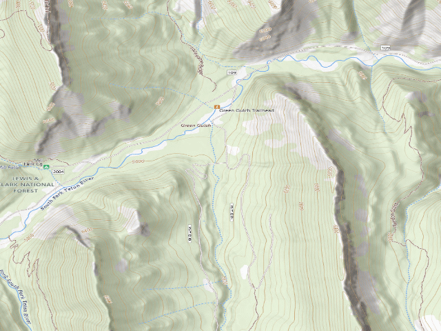 USGS topographic map of Road 3307-02