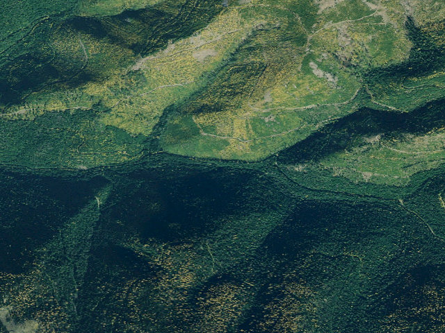 Aerial image of Road 331 Camp 1
