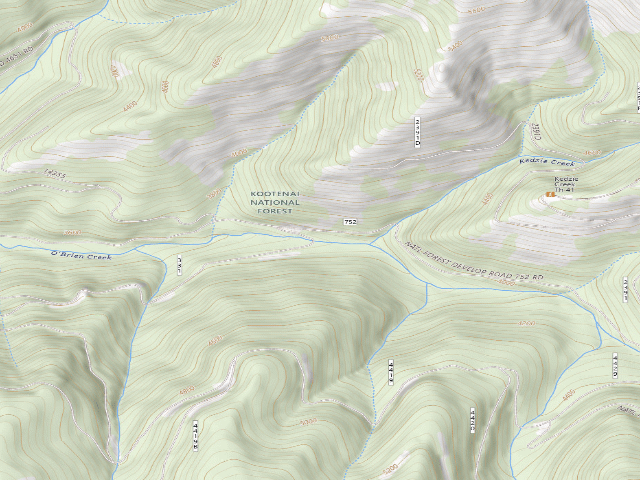 USGS topographic map of Road 331 Camp 1