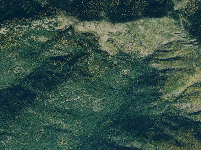 Aerial image of Road 331 Camp 3