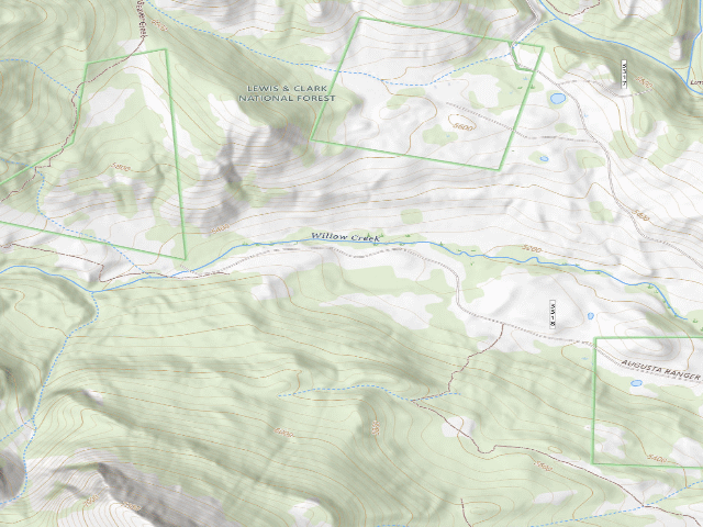 USGS topographic map of Road 3318-04