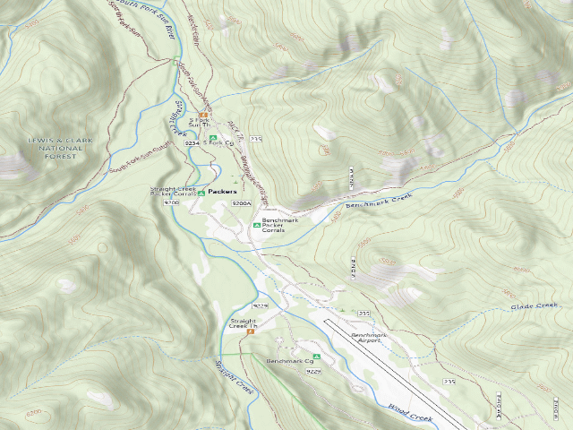 USGS topographic map of Road 3327-02
