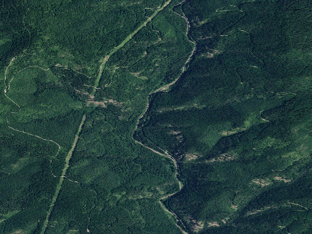 Aerial image of Road 412 Site 1A
