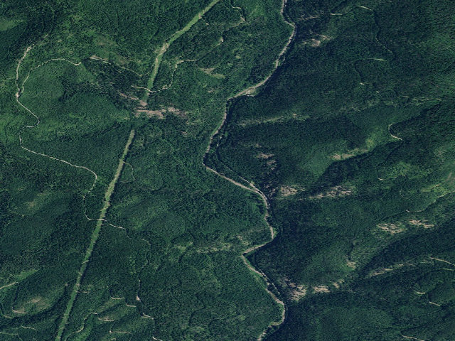Aerial image of Road 412 Site 1B