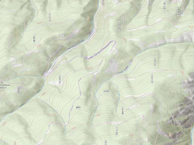 USGS topographic map of Road 451 Mp 6 Site