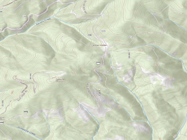 USGS topographic map of Road 499 Site 2