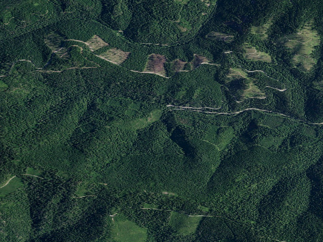 Aerial image of Road 596 Site 1
