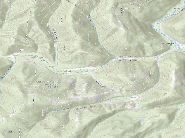USGS topographic map of Road 612 (1)