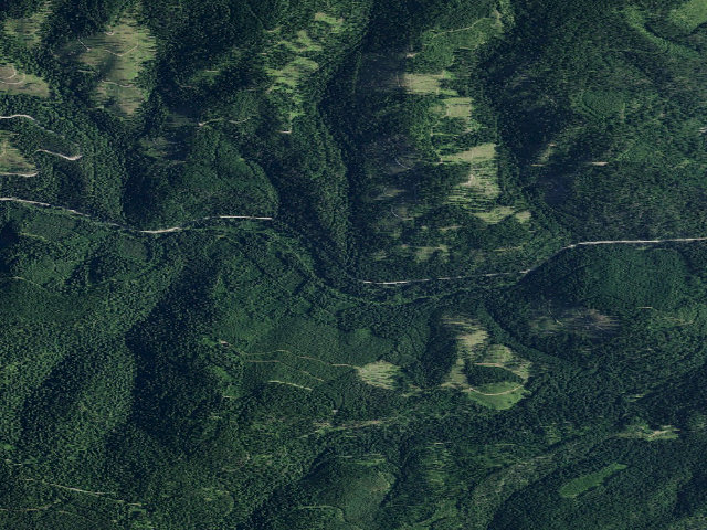 Aerial image of Road 612 Site 2A