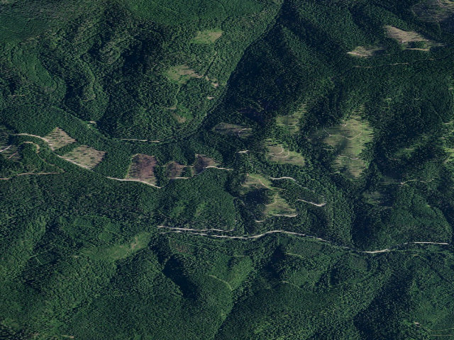 Aerial image of Road 612 Site 5