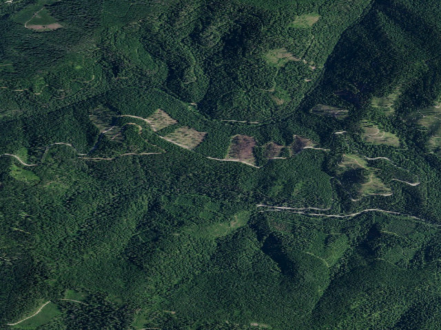 Aerial image of Road 612 Site 6