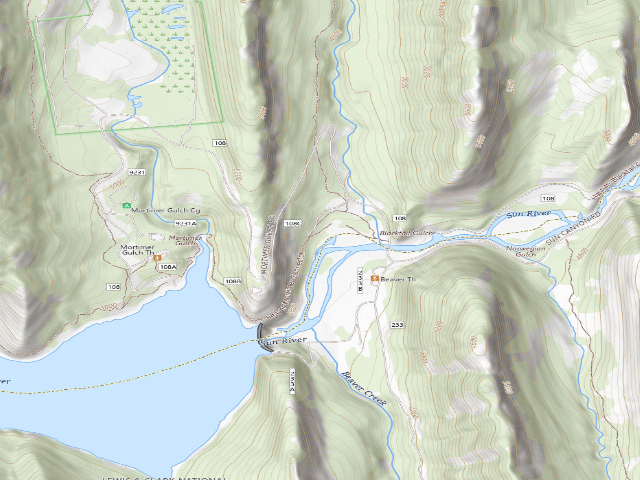 USGS topographic map of Road 8970-01
