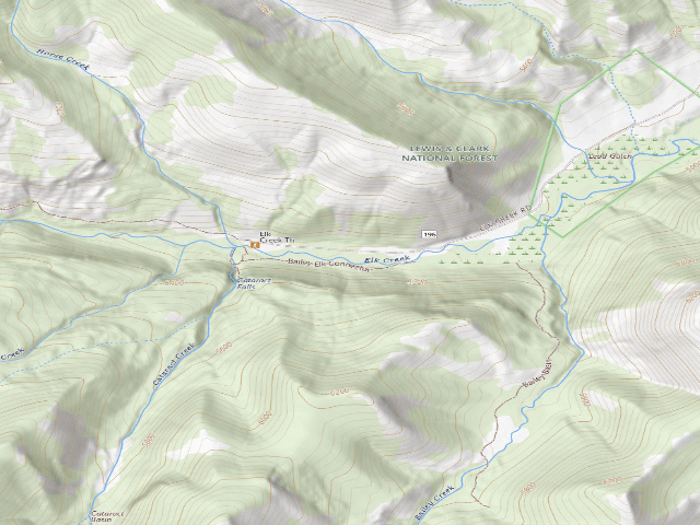 USGS topographic map of Road 8974A-05