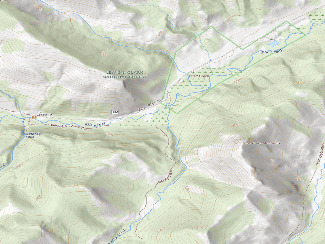 USGS topographic map of Road 8974B-04
