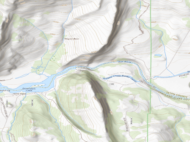USGS topographic map of Road 8986-002