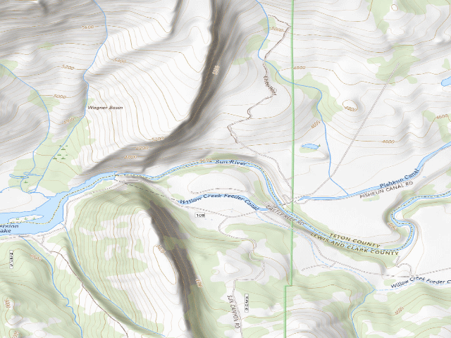 USGS topographic map of Road 8986-004