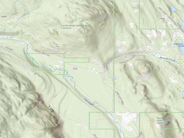 USGS topographic map of Road 913-18