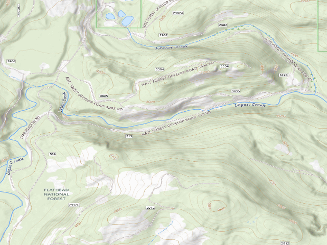USGS topographic map of Road 913-2