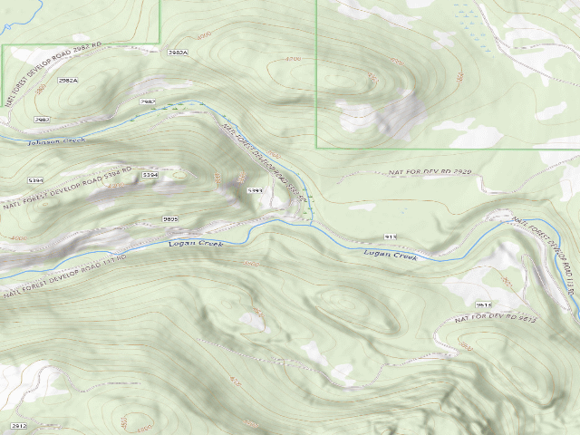 USGS topographic map of Road 913-4