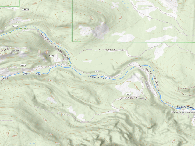 USGS topographic map of Road 913-5