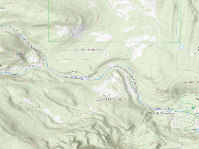 USGS topographic map of Road 913-7