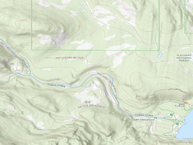 USGS topographic map of Road 913-8