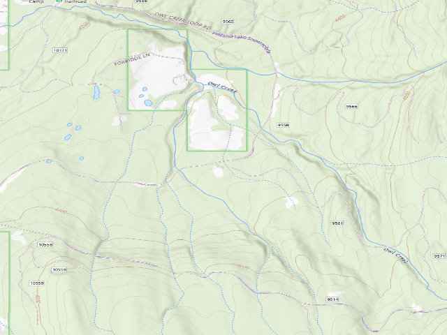 USGS topographic map of Road 9561-1