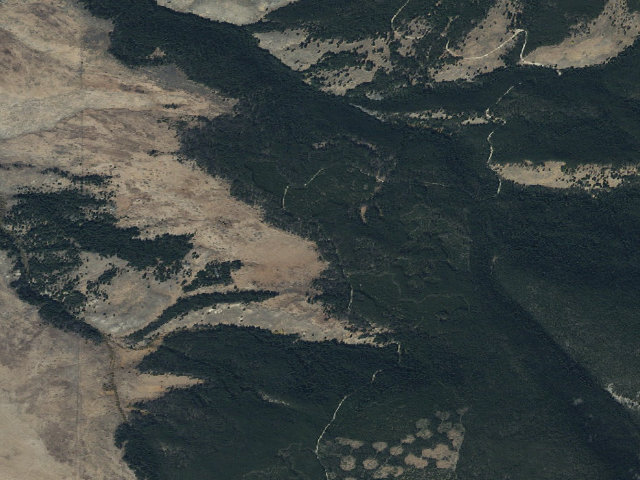 Aerial image of Road Block