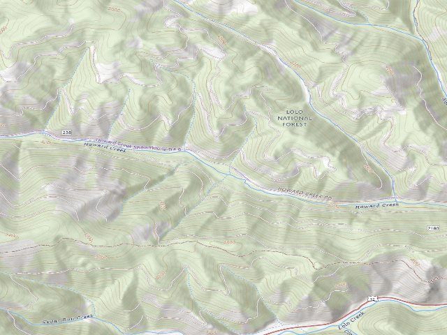 USGS topographic map of Road Side Drive