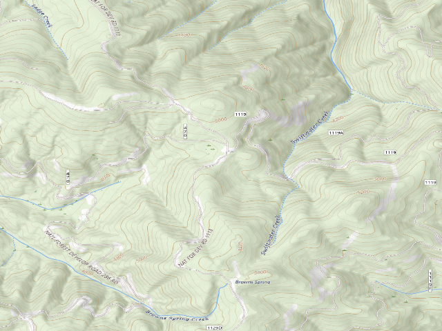 USGS topographic map of Road1119/470-011