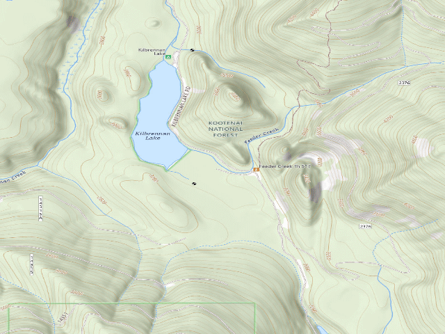 USGS topographic map of Road2394E Site 2
