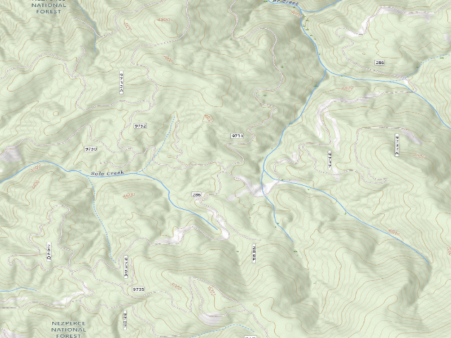 USGS topographic map of Road286-003