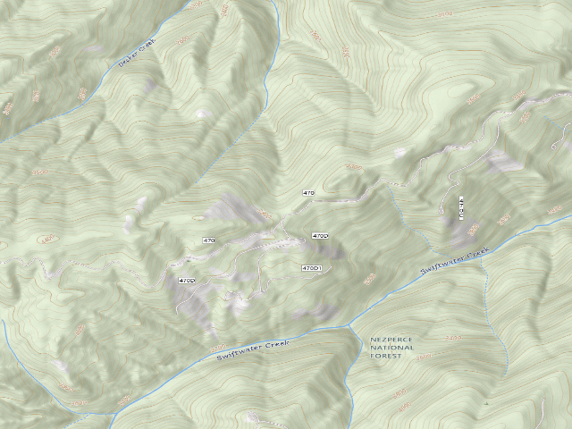 USGS topographic map of Road470-043