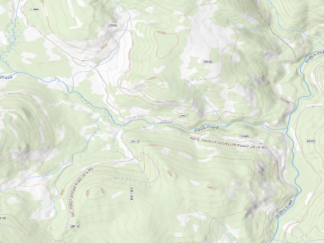 USGS topographic map of Road538B-1