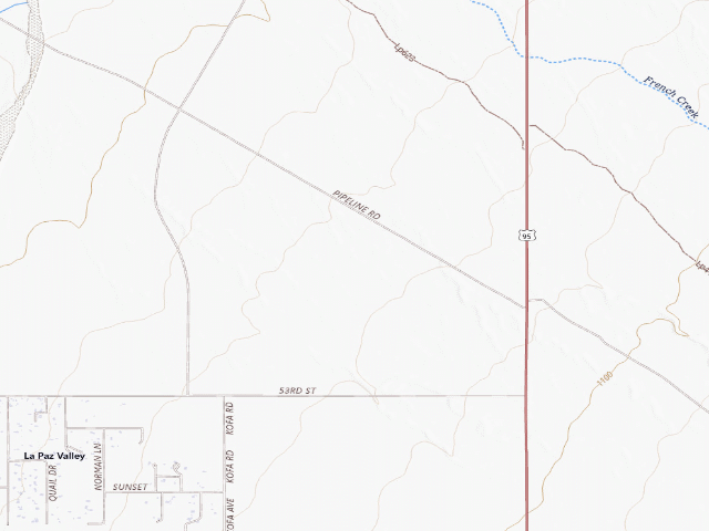 USGS topographic map of Roadrunner 14 Day Area