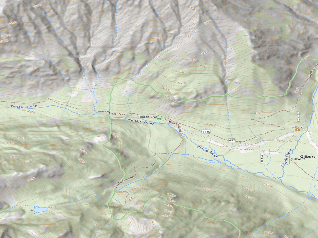 USGS topographic map of Roads End