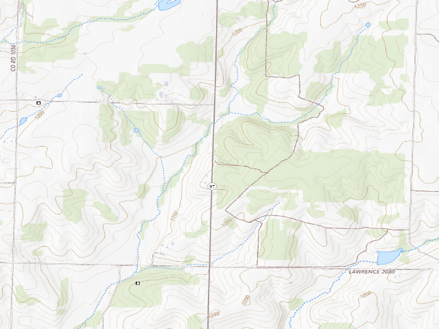 USGS topographic map of Robert E. Talbot Conservation Area