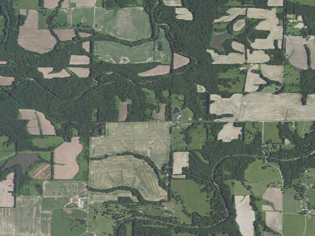 Aerial image of Robert M. White II Conservation Area