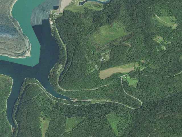 Aerial image of Robert W. Craig Campground