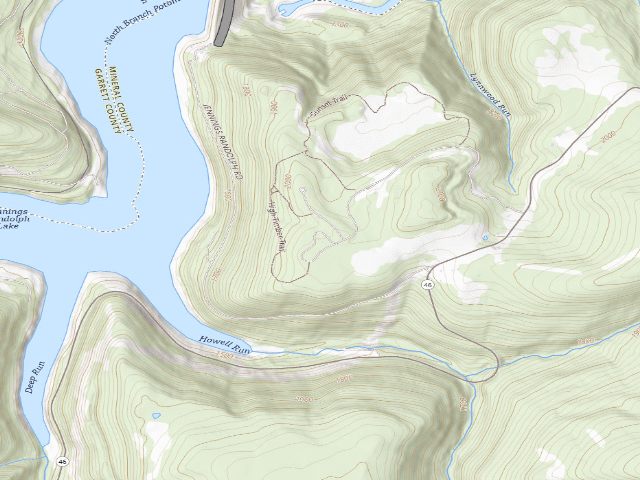 USGS topographic map of Robert W. Craig Campground