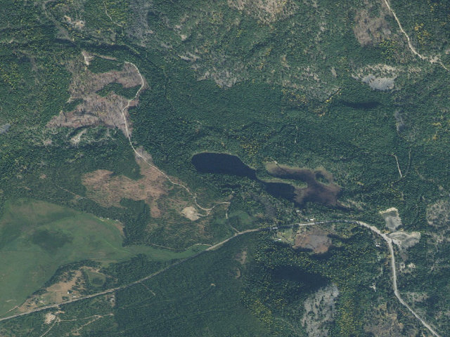 Aerial image of Robinson Lake