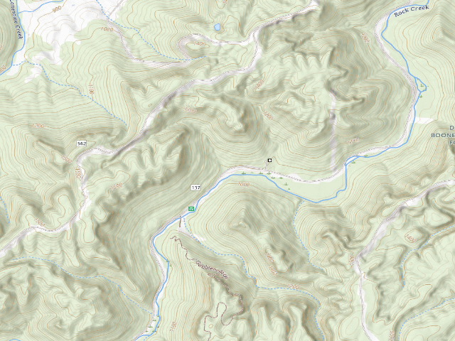 USGS topographic map of Rock Creek #3